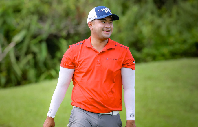 Corpus grinds a 69 to lead at ICTSI Caliraya as Que slips