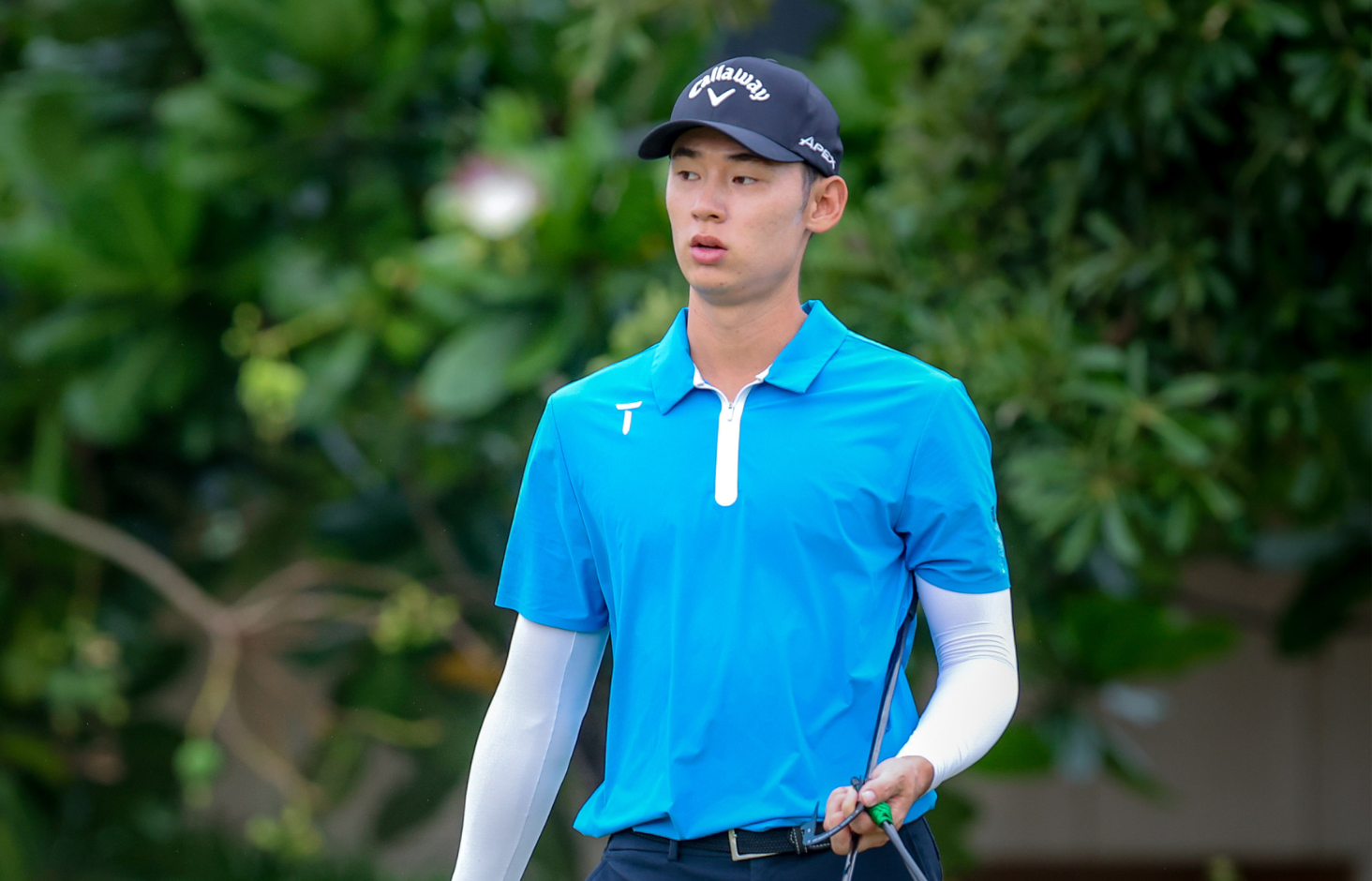 Shin’s gritty 71 puts him in control at wind-raked TCC