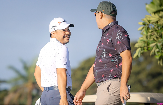 Backnine blitz puts Shin back in command, but Tabuena lurks